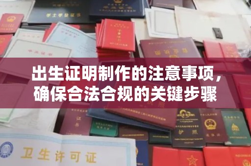 丹凤出生证明制作的注意事项，确保合法合规的关键步骤